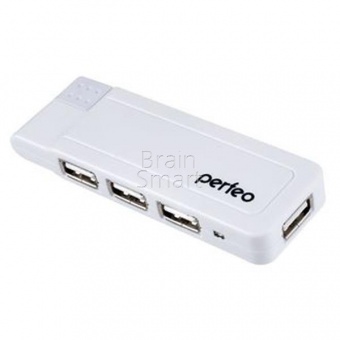 USB-HUB Perfeo PF-H021 4 Ports Белый - фото, изображение, картинка