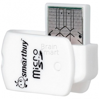 USB-картридер SmartBuy 706 (microSD) Белый - фото, изображение, картинка