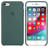 Накладка Silicone Case Original iPhone 6/6S (58) Зеленый Сосновый - фото, изображение, картинка