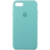 Накладка Silicone Case Original iPhone 7/8/SE (44) Синий-Морской - фото, изображение, картинка