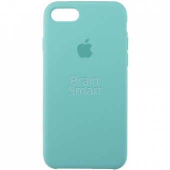 Накладка Silicone Case Original iPhone 7/8/SE (44) Синий-Морской - фото, изображение, картинка