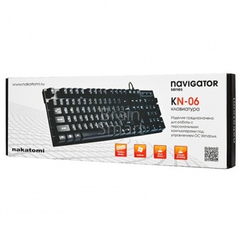 Клавиатура Nakatomi Navigator KN-06U Черный - фото, изображение, картинка