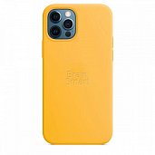 Накладка Silicone Case Original iPhone 12 Pro Max (32) Ярко-Жёлтый - фото, изображение, картинка
