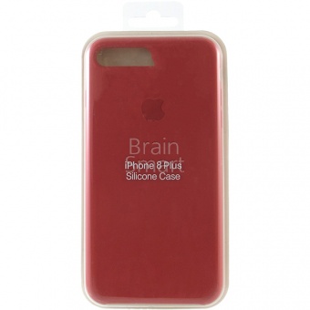 Накладка Silicone Case Original iPhone 7 Plus/8 Plus (25) Красная Камелия - фото, изображение, картинка