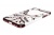 Накладка пластик Kingxbar Flying Series Swarovski iPhone 7/8/SE Красный - фото, изображение, картинка
