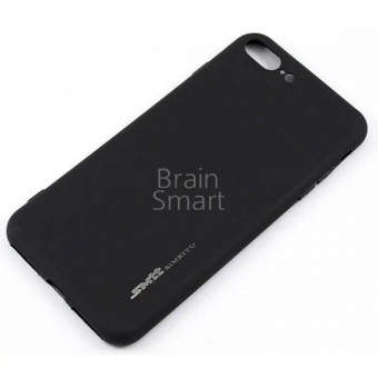 Накладка силиконовая тех.упак SMTT Soft touch iPhone 7 Plus/8 Plus Черный - фото, изображение, картинка