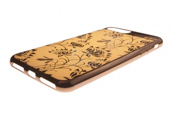 Накладка силиконовая Beckberg iPhone 6 Plus/7 Plus/8 Plus Золото - фото, изображение, картинка