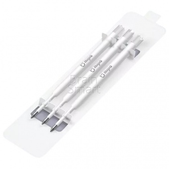 Сменные стержни для ручки Xiaomi Mi Aluminum Rollerball Pen (3шт/уп) - фото, изображение, картинка