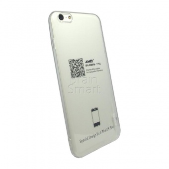 Накладка силиконовая SMTT Simeitu Soft touch iPhone 6 Plus/6S Plus Прозрачный - фото, изображение, картинка
