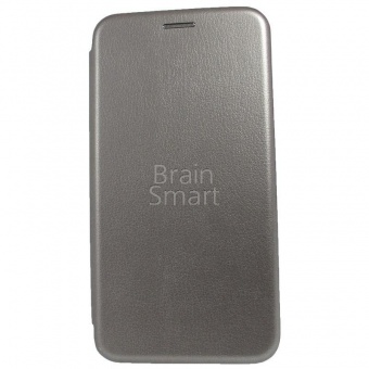 Книжка кожа Brauffen Samsung G532F (J2 Prime) Серебристый тех.упак - фото, изображение, картинка