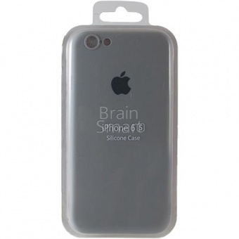 Накладка силиконовая Копия Silicone Case iPhone 6/6S Серый - фото, изображение, картинка