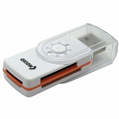 USB-картридер Oxion OCR013 (microSD/miniSD/TF/M2) Белый