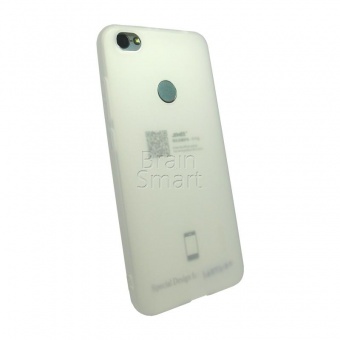 Накладка силиконовая SMTT Simeitu Soft touch Xiaomi Redmi Note 5A Prime Белый - фото, изображение, картинка