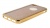 Накладка силиконовая с крашенными бортами iPhone 5/5S/SE Песок Золотой - фото, изображение, картинка