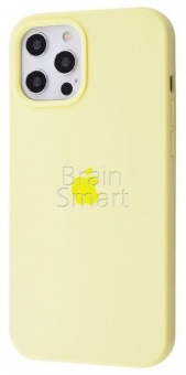 Накладка Silicone Case Original iPhone 13 Pro (51) Молочно-Желтый - фото, изображение, картинка