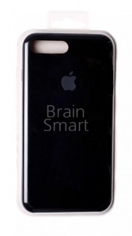 Накладка силиконовая Soft touch 360 origin iPhone 7 Plus/8 Plus Черный - фото, изображение, картинка