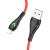 USB кабель Lightning Borofone BX65 Diode 2,4A (1м) Черный* - фото, изображение, картинка