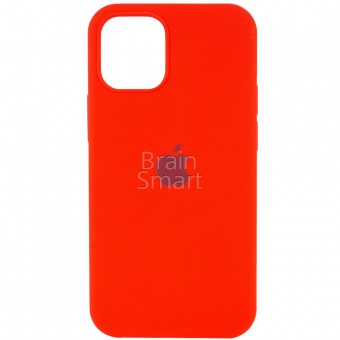Накладка Silicone Case Original iPhone 12 mini (14) Красный - фото, изображение, картинка