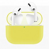 Чехол силиконовый Apple Airpods Pro Желтый* - фото, изображение, картинка