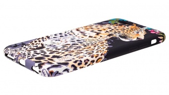 Накладка силиконовая Luxo фосфорная iPhone 6 Леопард D5 - фото, изображение, картинка
