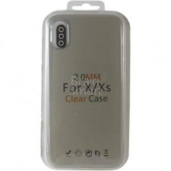 Накладка силиконовая Clear Case iPhone X/XS Тонированный - фото, изображение, картинка