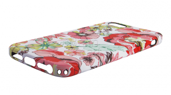Накладка силиконовая Umku iPhone 5/5S/SE Цветы(4) - фото, изображение, картинка