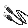 USB кабель Type-C Borofone BX55 Silicone 3,0A (1м) Черный* - фото, изображение, картинка