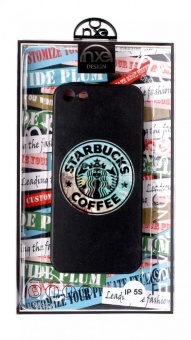 Накладка силиконовая NXE iPhone 5/5S/SE Starbucks (2356) - фото, изображение, картинка