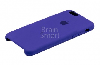 Накладка Silicone Case Original iPhone 6/6S (30) Тёмно-Сиреневый - фото, изображение, картинка