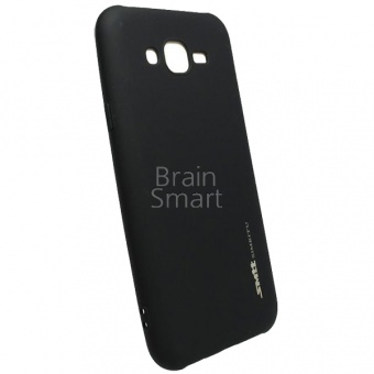 Накладка силиконовая тех.упак SMTT Simeitu Soft touch Samsung J701 (J7 Neo) Черный - фото, изображение, картинка