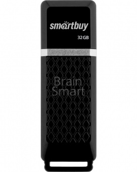USB 2.0 Флеш-накопитель 32GB SmartBuy Quartz Черный* - фото, изображение, картинка