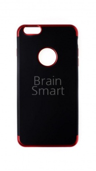 Накладка силиконовая Aspor Status Collection iPhone 6 Plus Черный/Красный - фото, изображение, картинка