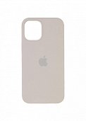 Накладка Silicone Case Original iPhone 12 Pro Max  (7) Бежевый - фото, изображение, картинка