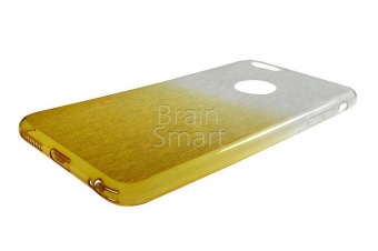 Накладка силиконовая Aspor Rainbow Collection с отливом iPhone 6 Plus Золотой - фото, изображение, картинка