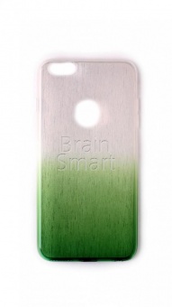 Накладка силиконовая Aspor Rainbow Collection с отливом iPhone 6 Plus Зеленый - фото, изображение, картинка