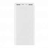 Внешний аккумулятор Xiaomi Power Bank 3 (PLM18ZM) 20000 mAh Белый* - фото, изображение, картинка
