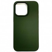 Накладка Silicone Case Original iPhone 14 Pro (48) Армейский зеленый* - фото, изображение, картинка