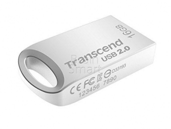 USB 2.0 Флеш-накопитель 16GB Transcend JetFlash 510S Серебристый - фото, изображение, картинка