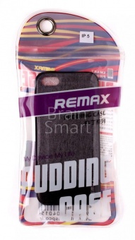 Накладка силиконовая Remax iPhone 5/5S/SE Tweed - фото, изображение, картинка
