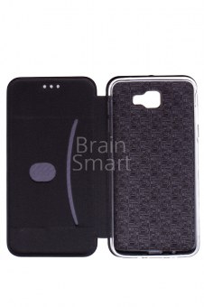 Книжка Color Case Leather Samsung G570 Galaxy J5 Prime Черный - фото, изображение, картинка