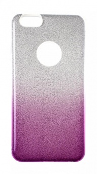 Накладка силиконовая Aspor Mask Collection Песок с отливом iPhone 6 Plus Серебряный/Фиолетовый - фото, изображение, картинка